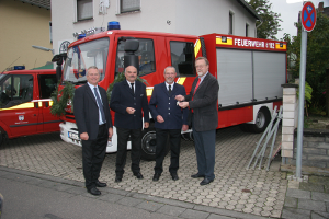 TSF-W Müllekoven kurz vor der Fahrzeugweihe im Jahr 2008