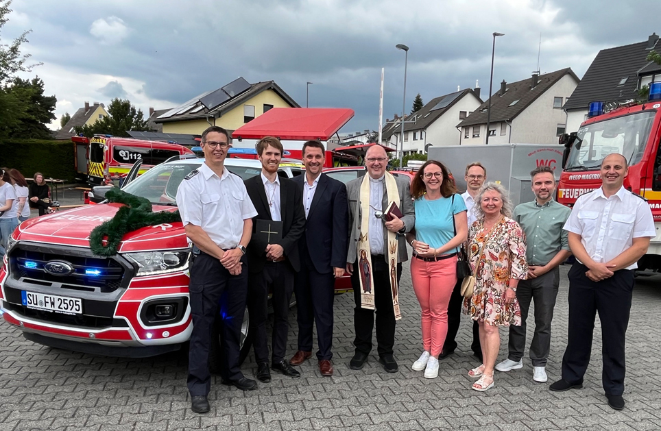Neues Mehrzweckfahrzeug (MZF) für die Feuerwehr Troisdorf